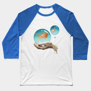 Two little fish. Digital painting Baseball T-Shirt